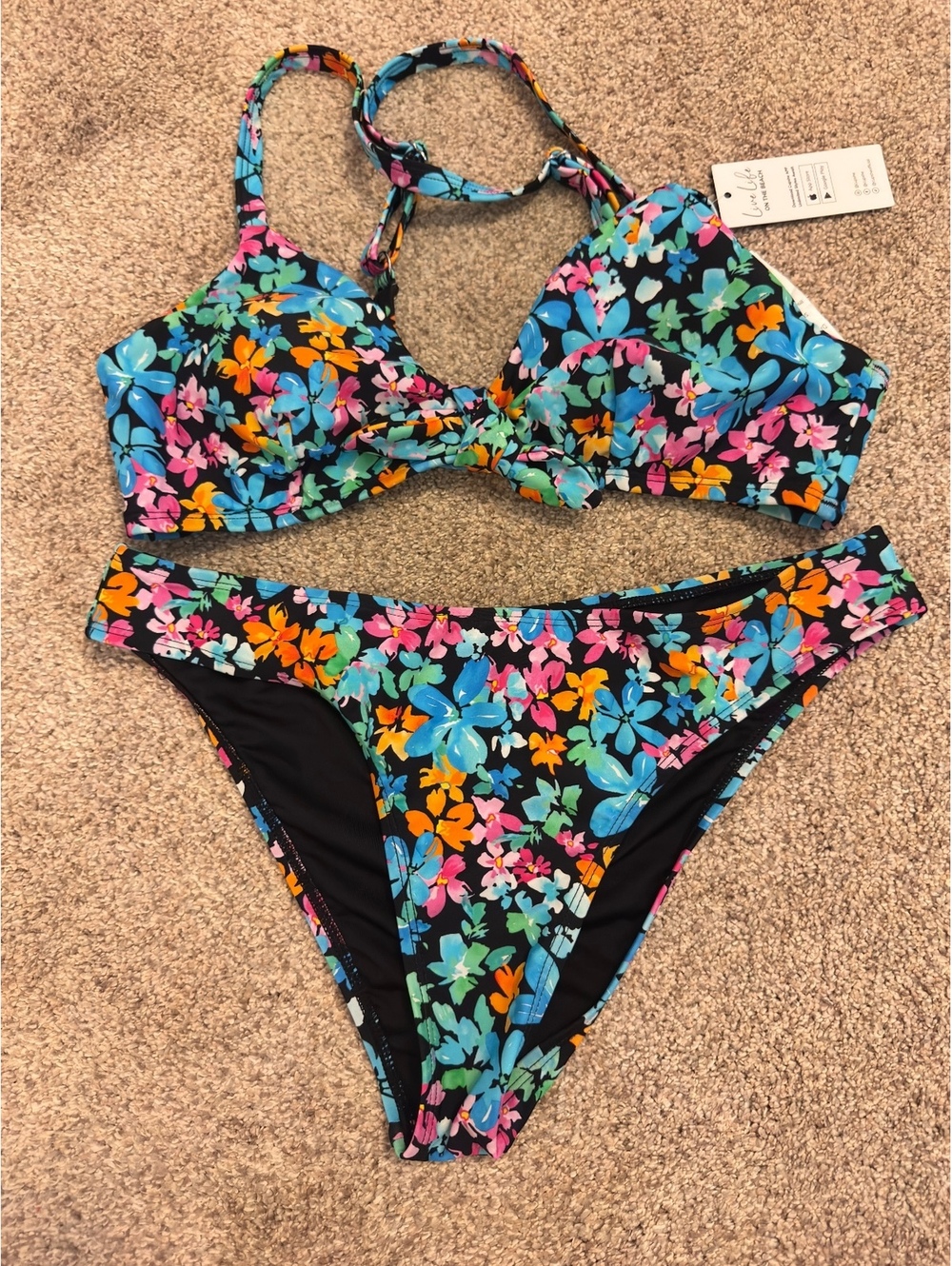 Cupshe-Medium Floral Swimsuit/Bikini